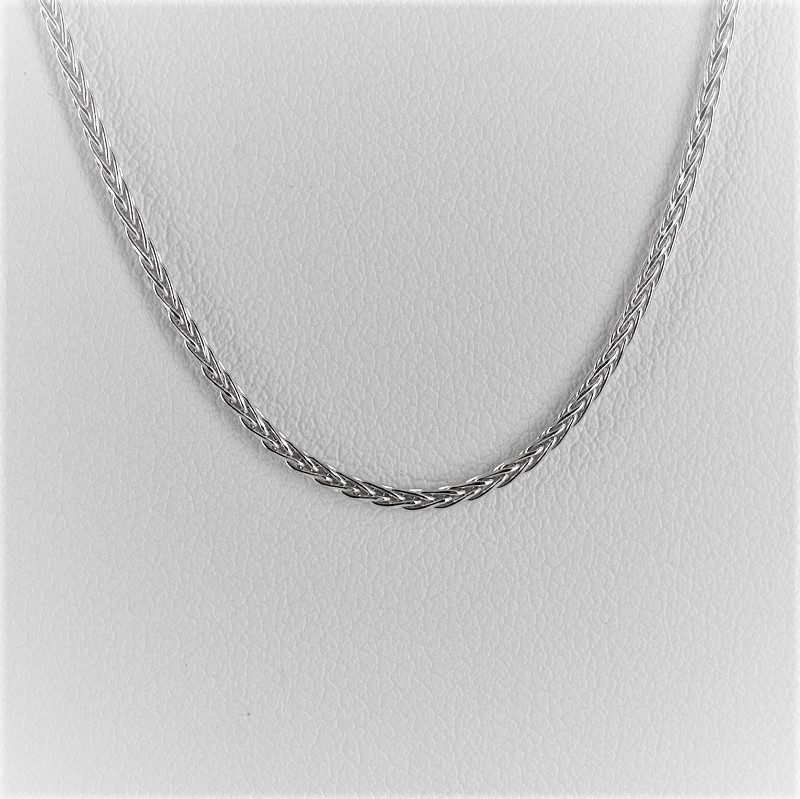 18k White Gold 8 MM Ball Chain Necklace – Exeter Jewelers