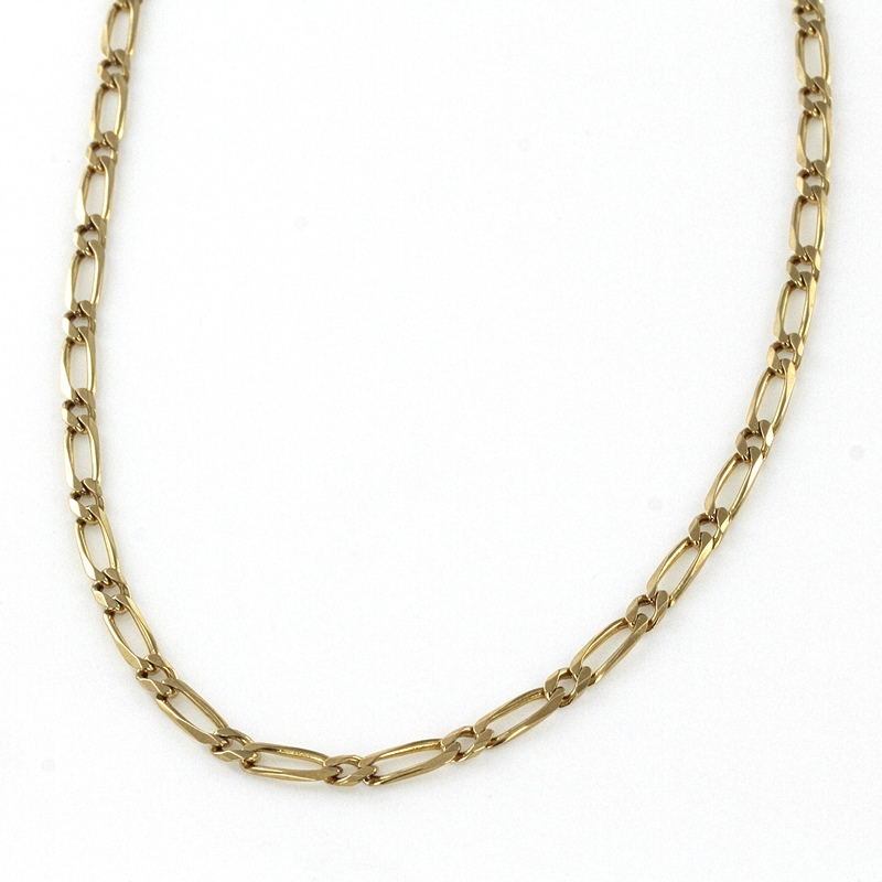 Yellow Gold Figaro Chain 9ct | Christal Gold Designs Jewellery