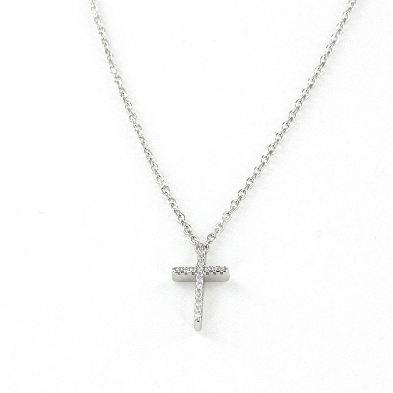 target sterling silver cross necklace