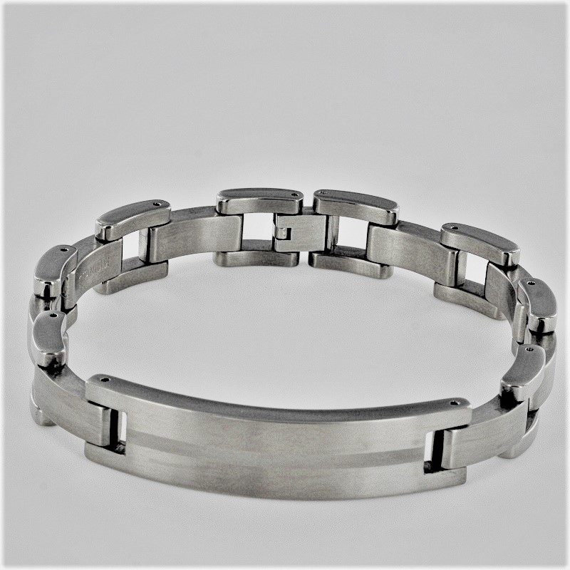 Titanium hot sale id bracelet